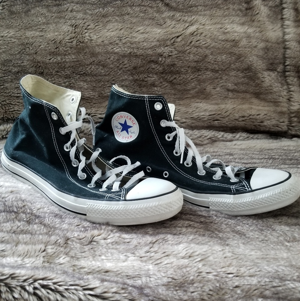 Men's Size 13 Black High Top Converse Sneakers